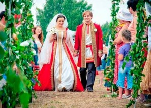 Свадьба в русском стиле